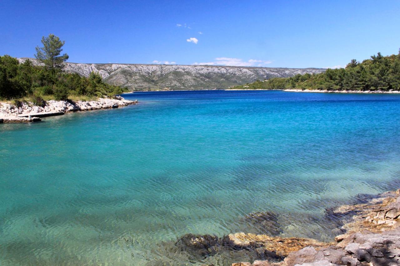Seaside Secluded Apartments Cove Karkavac - Scedro, Hvar - 8801 耶尔萨 外观 照片